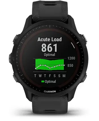 Garmin Forerunner 955 Solar GPS Smartwatch, Black