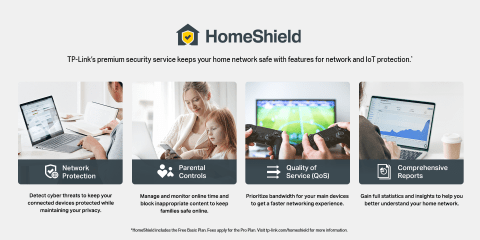 HomeShield security keeps your home safe with feature for network and IoT protection.