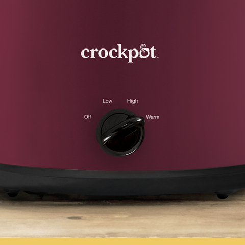 Crock-Pot 8-Quart Manual Slow Cooker, Rhubarb