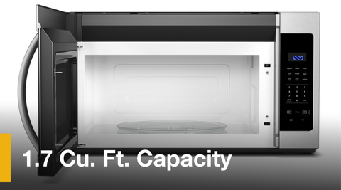 Whirlpool 1.7 Cu. Ft. Over The Range Microwave in Stainless Steel