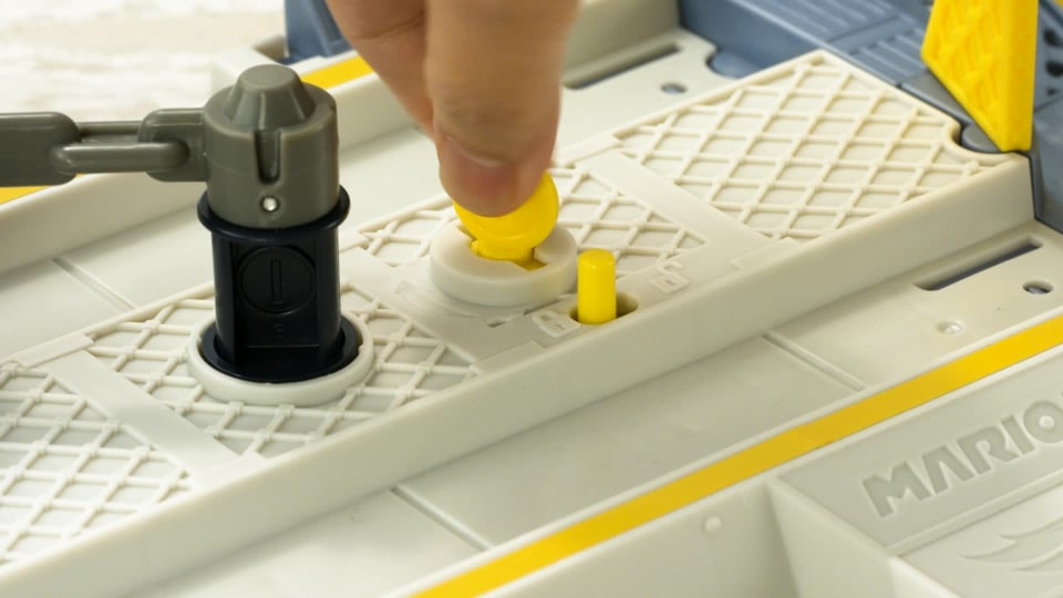 thumbnail video image 2 of Hot Wheels Mario Kart Chain Chomp Track Set with Mario Kart Vehicles, 2 of 7