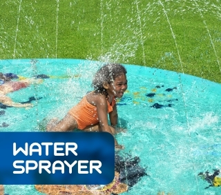 H2OGO! Underwater Adventure Sprinkler Pad 11 ft. includes water sprayer garden hose attachment