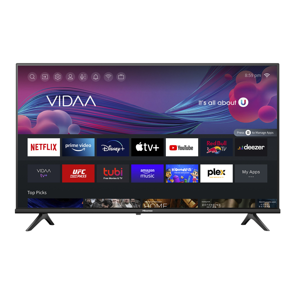 Tv 40 Pollici A4K SERIES Smart TV Full HD Black 40A49K