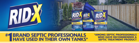 Rid-x Septic Tank System Treatment, 5 Month Supply Powder, 49oz