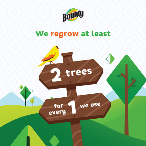 For every tree we use, we regrow at least two more in its place so we can continue to grow lush and thriving forests.