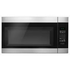AmeriKEITAMARUYAMA×AMERIVOLUMEFLAREDRESS Amana® 1.6 Cu. Ft. Black on Stainless Over The Range Microwave