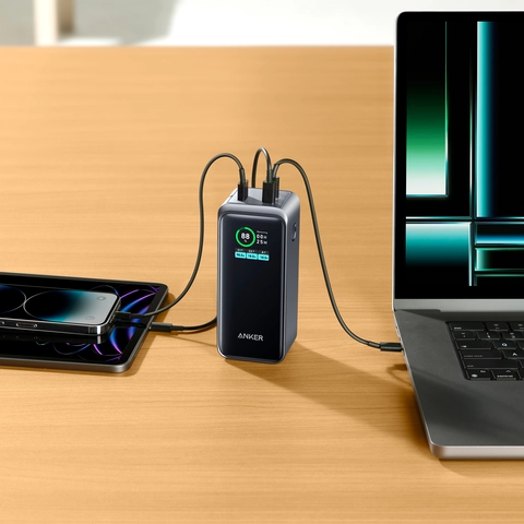 Anker Prime 20k Mah Portable Power Bank, 200W, 2 USB C Ports