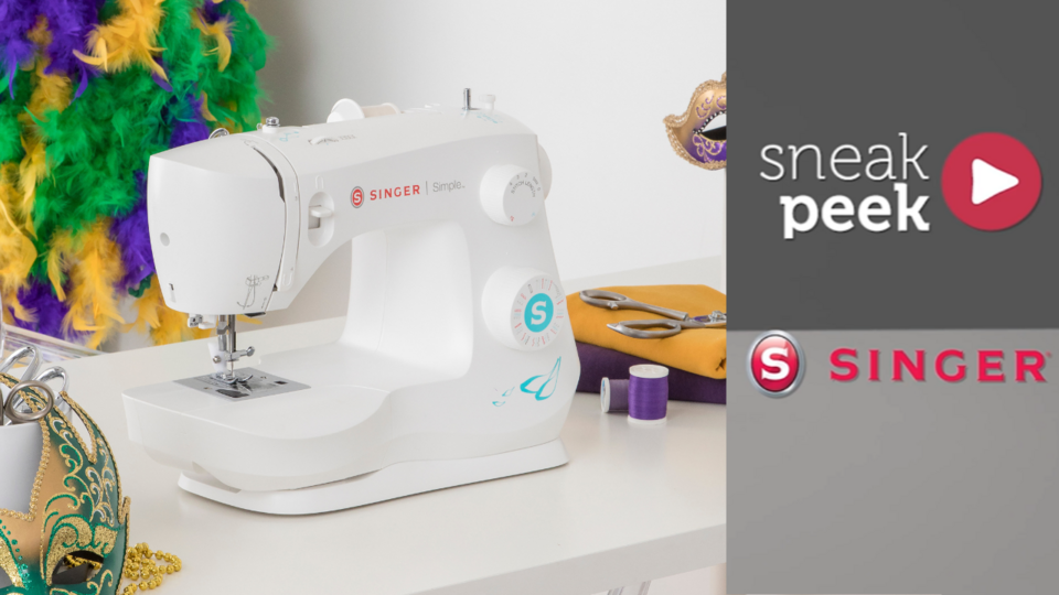 Singer® 3337 Simple™ Mechanical Sewing Machine, White