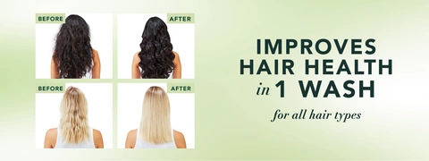 Improves hair health in 1 wash for all hair types