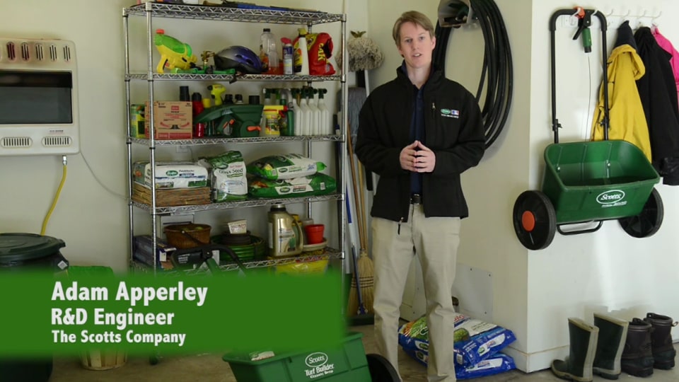 thumbnail video image 2 of Scotts Turf Builder Classic Drop Spreader, 2 of 8