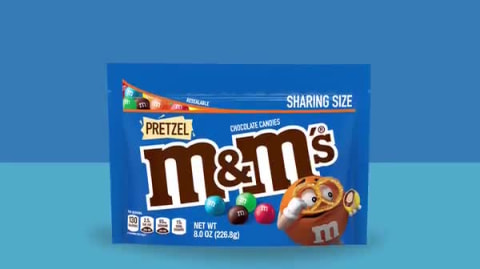 M&M Fun Size Pretzel Chocolate Candies