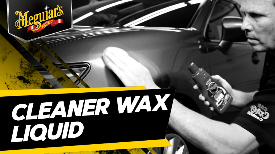 Meguiar's Cleaner Wax Liquid Wax Cleans, Shines and Protects in One Easy Step A1216, 16 oz