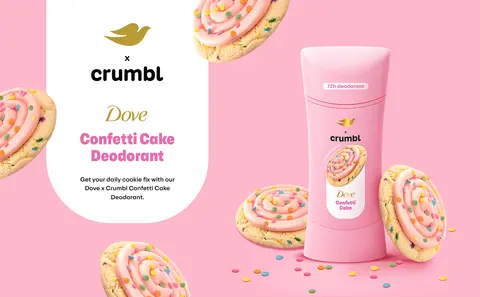 Dove Crumbl Deodorant Stick Crumbl Confetti Cake Aluminum