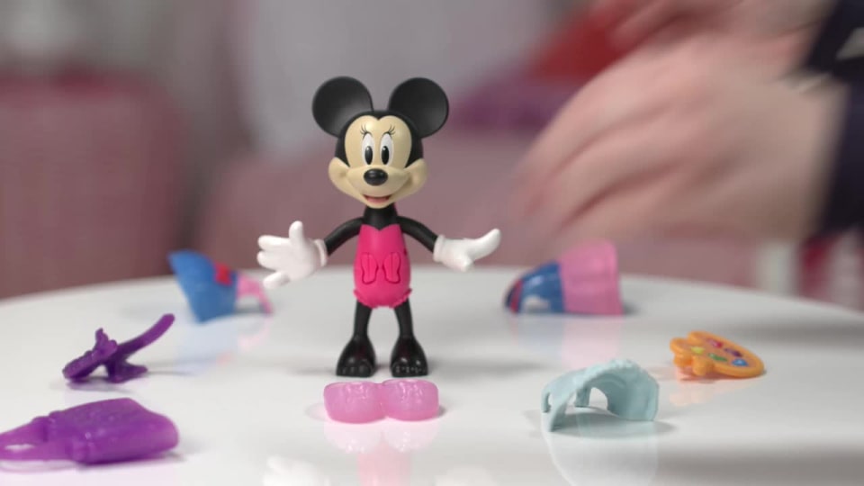 thumbnail video image 2 of Disney Minnie Mouse Paris Chic Minnie, 2 of 17