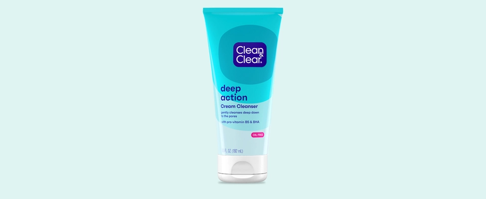 Clean & Clear Cream Cleanser Deep Action Oil Free - 6.5 Oz - jewelosco