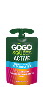 GoGo squeeZ Active Electrolyte No Sugar Added Strawberry Pineapple
