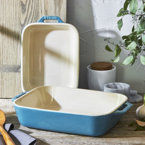 Staub Ceramic 2-pc Rectangular Baking Dish Set - White, 2-pc - Kroger