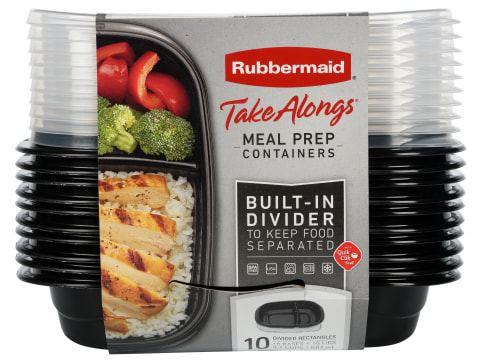 Fridgemate 1-Section Meal Prep Container Set 20ct – BevMo!