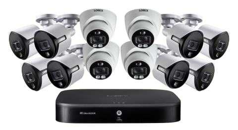 4K Ultra HD Security System with Person/Vehicle Detection
