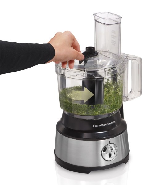  Hamilton Beach Food Processor & Vegetable Chopper for Slicing,  Shredding, Mincing, and Puree, 10 Cups + Easy Clean Bowl Scraper, Black and  Stainless Steel (70730): Home & Kitchen