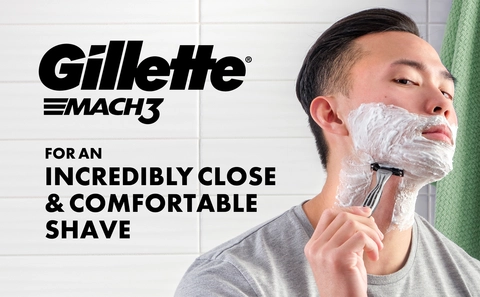 Gillette Mach3 Sensitive Disposable Razors, 3 count - Fairway