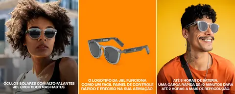 Óculos JBL Soundgear Frames com Bluetooth e Auto Falantes 28913765