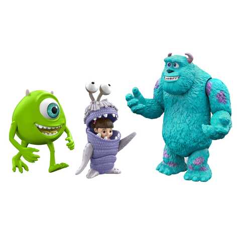  Disney Mike and Boo Monsters, Inc. Character Action Dolls  Highly Posable with Authentic Designs for Storytelling, Collecting, Movie  Toys for Kids Gift Ages 3 and Up : Toys & Games