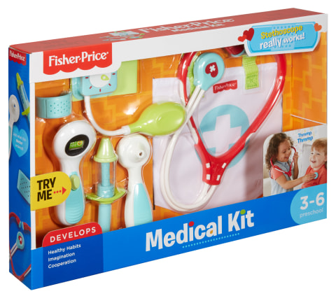 Fisher-Price DVH14 Plastic Role Play Medical Kit Toy for sale online