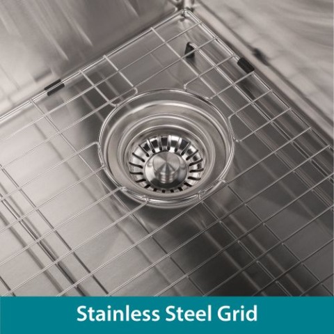 Stainless Steel Dish Grid and Drain Assembly