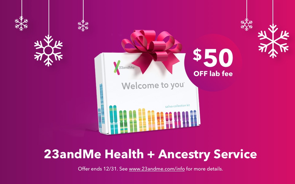 23andMe Health-only Service - DNA Test with Personal Genetic Reports -  Health Predispositions, Carrier Status & Wellness Reports - FSA & HSA  Eligible