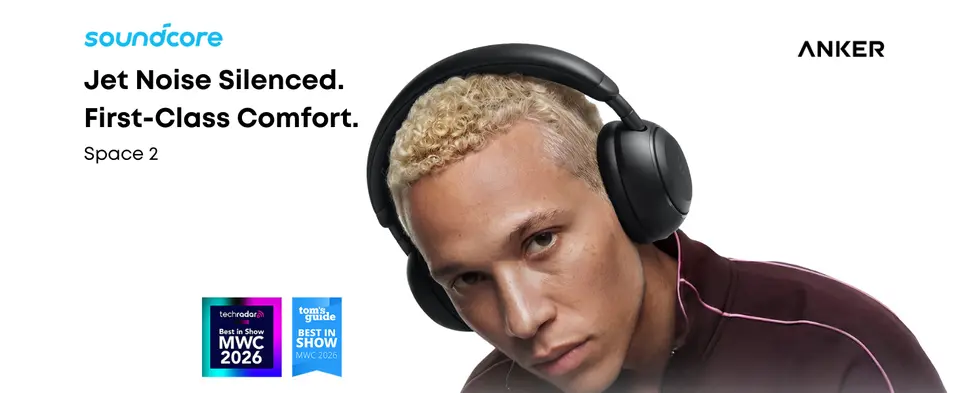 Anker Soundcore Space 2 Wireless Bluetooth Noise Cancelling Over