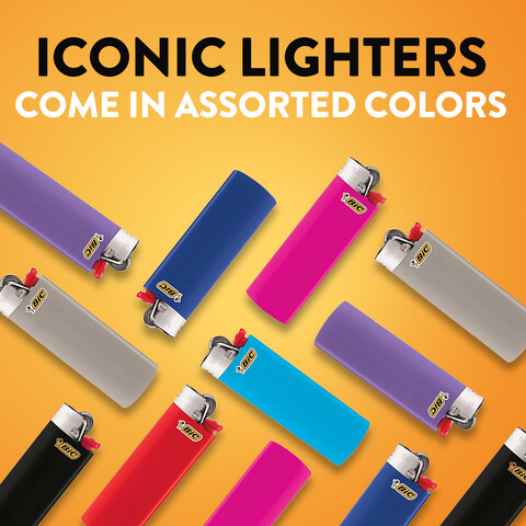  Bic Classic Full Size Lighters 2 Lighter Pack, Colors