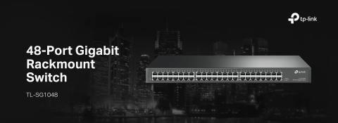 Switch Rackmount TL-SG1048 48-Port Gigabit TP-Link