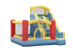 little tikes jump n double slide bouncer stores