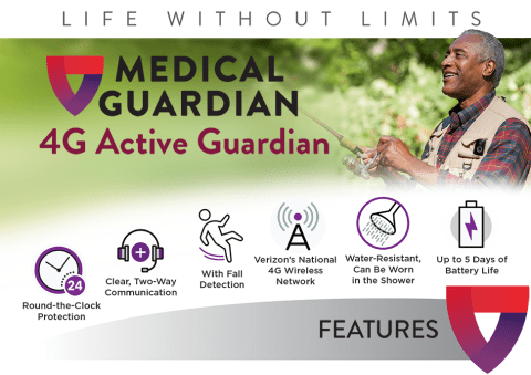 Medical Guardian 4G Active Guardian – Features