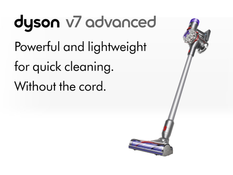 Dyson V7 Advanced Rechargeable Cordless Vacuum Cleaner for Pets, Hardwood  Floors | Silver | New - Walmart.com