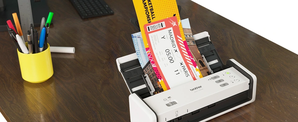 Brother ADS-1350W Wireless Compact Desktop Scanner - Micro Center
