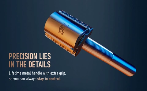 EXJ Heavy Duty Double Edge Safety Razor – Edward X Jacob – Granddad Style – Made In UK