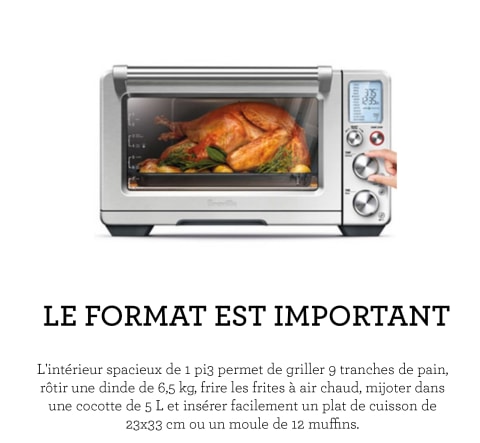 Four The Smart Oven Air Fryer Pro - Acier Inoxydable brossé - Breville - Doyon Després