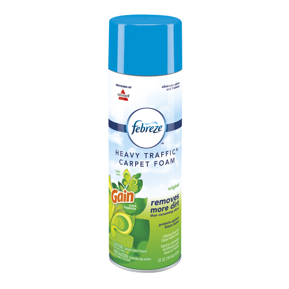 Febreze Carpet Foam, Heavy Traffic, Original - 22 oz