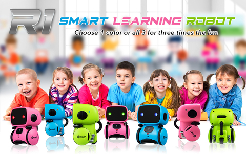 Contixo R1 Learning Educational Kids Robot Toy - Blue