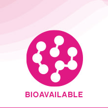 Bioavailable is easily absorbed in the body.