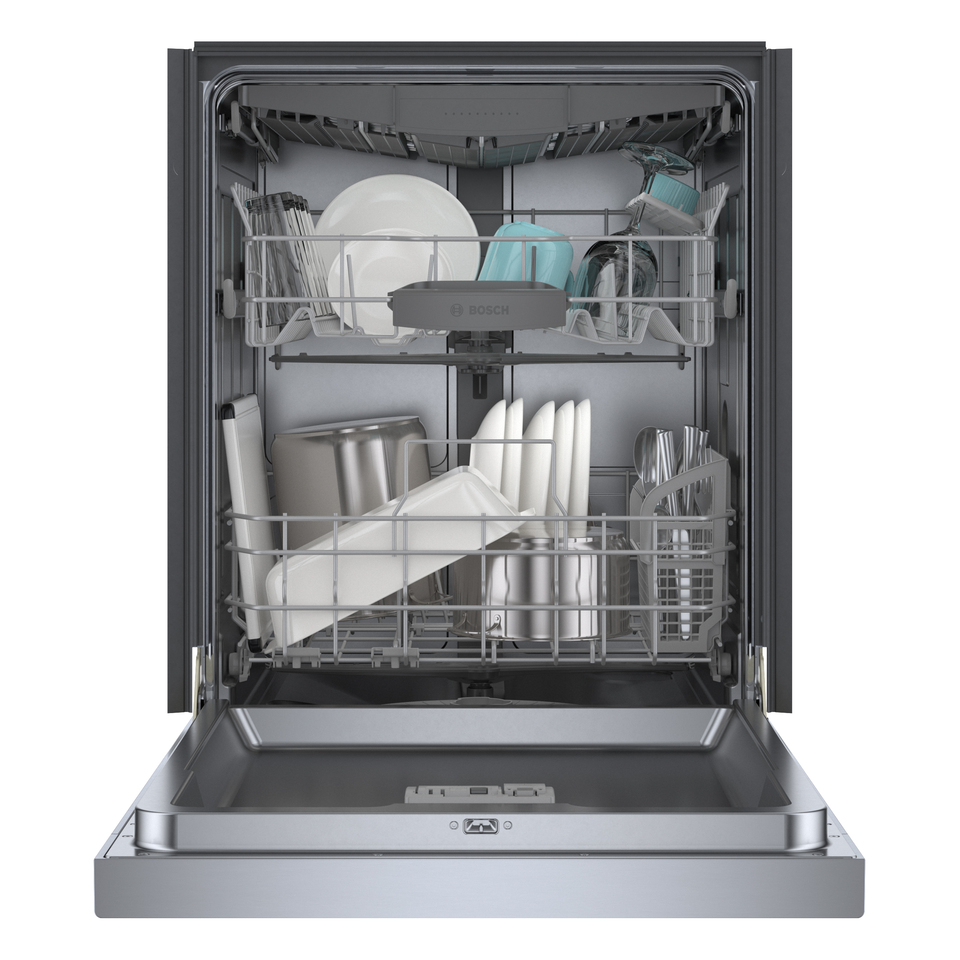 Bosch 300 Series Smart Dishwasher with PrecisionWash and Third