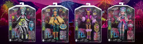Free Shipping! Monster High Clawdeen Wolf Monster Fest