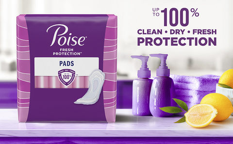 Poise® Pads Moderate Absorbency Regular Length 66ct. - Sona Shop