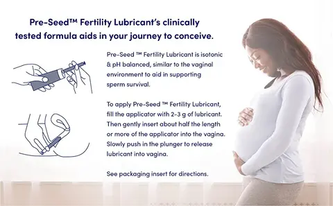 Pre-Seed Fertility Lubricant For Use By Couples Trying To Conceive - Each