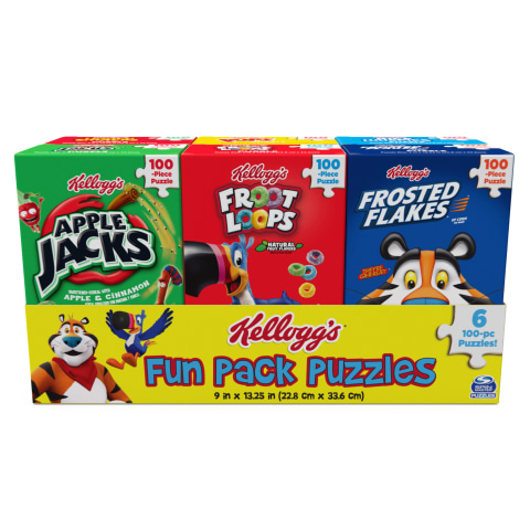 Kellogg's, Fun Pack Puzzles 6 Cereal Boxes Bundle, Aged 4 and up