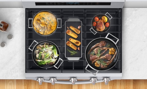 Powerful, Flexible Cooktop