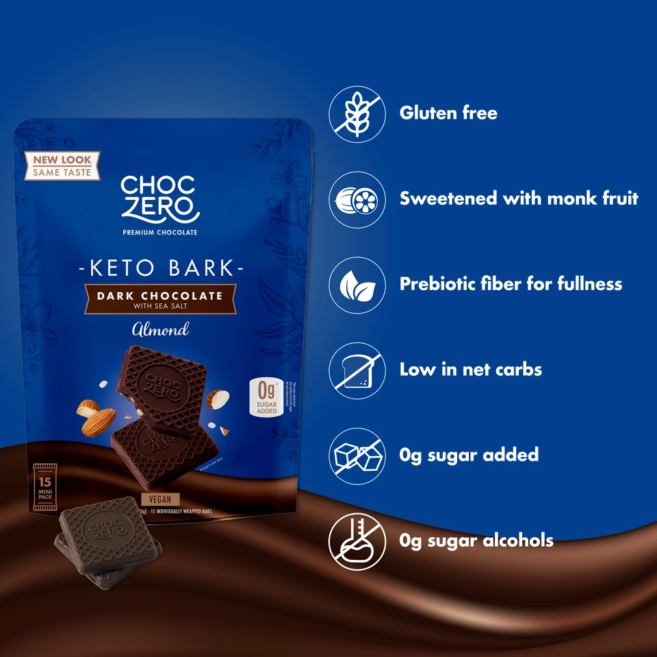 Choczero Bark Dark Chocolate Almond - 6 Oz - tomthumb