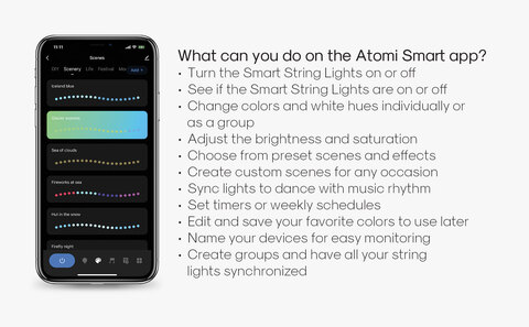 Using the Atomi Smart app